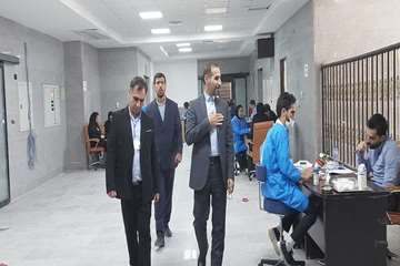 بازدید دکتر قیطاسی معاون اموزشی دانشگاه