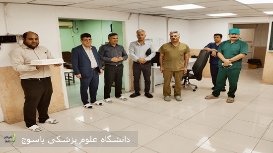حضور-رئیس-بانک-رفاه-شعبه-گچساران-در-بیمارستان-شهید-رجایی-گچساران-به-مناسبت-روز-پزشک