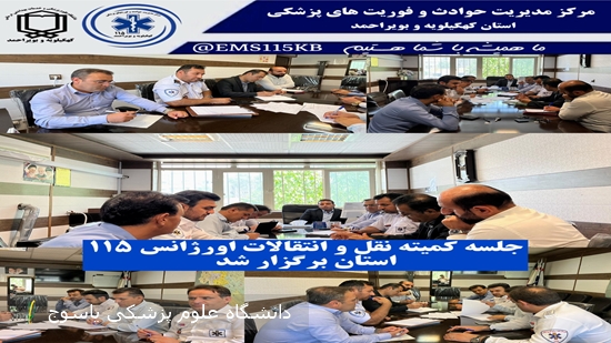 جلسه-کمیته‌های-درون‌بخشی-اورژانس-۱۱۵-استان-برگزار-شد