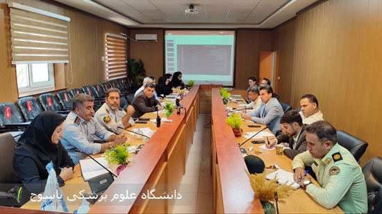 برگزاری-آخرین-جلسه-هماهنگی-مانور-تخلیه-اضطراری-در-بیمارستان-شهید-جلیل-یاسوج