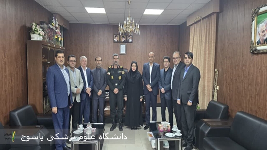 دیدار-رئیس-دانشگاه--علوم-پزشکی-یاسوج-با-فرمانده-نیروی-انتظامی-استان---