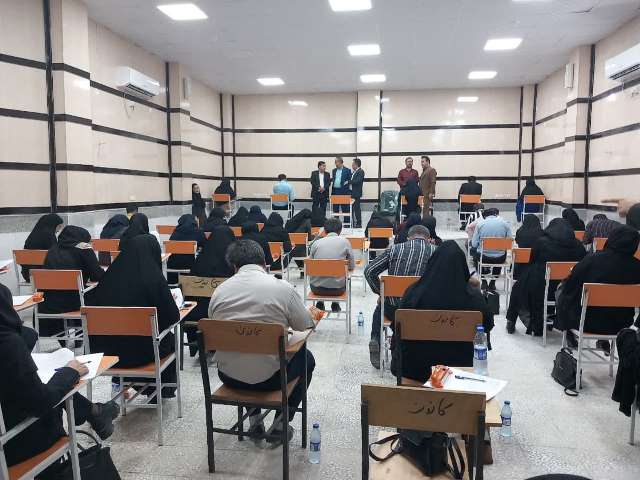 برگزاری آزمون جامع بهورزی در شهرستان چرام