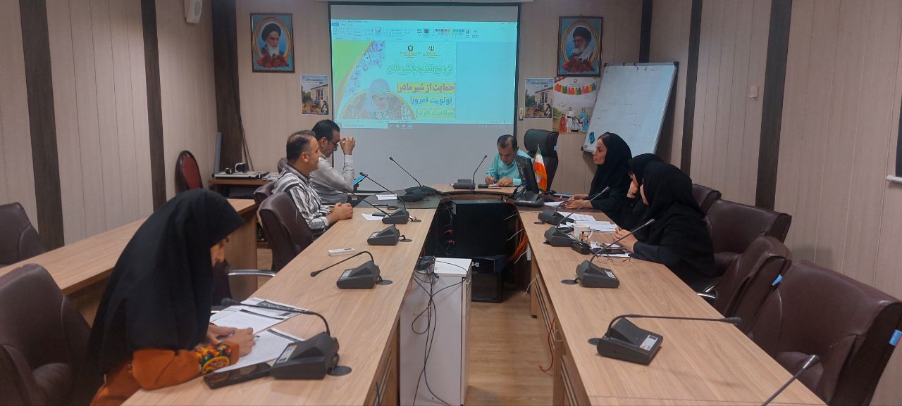 برگزاری کمیته هماهنگی بزرگداشت هفته جهانی شیر مادر در شبکه بهداشت و درمان لنده / تصاویر 
