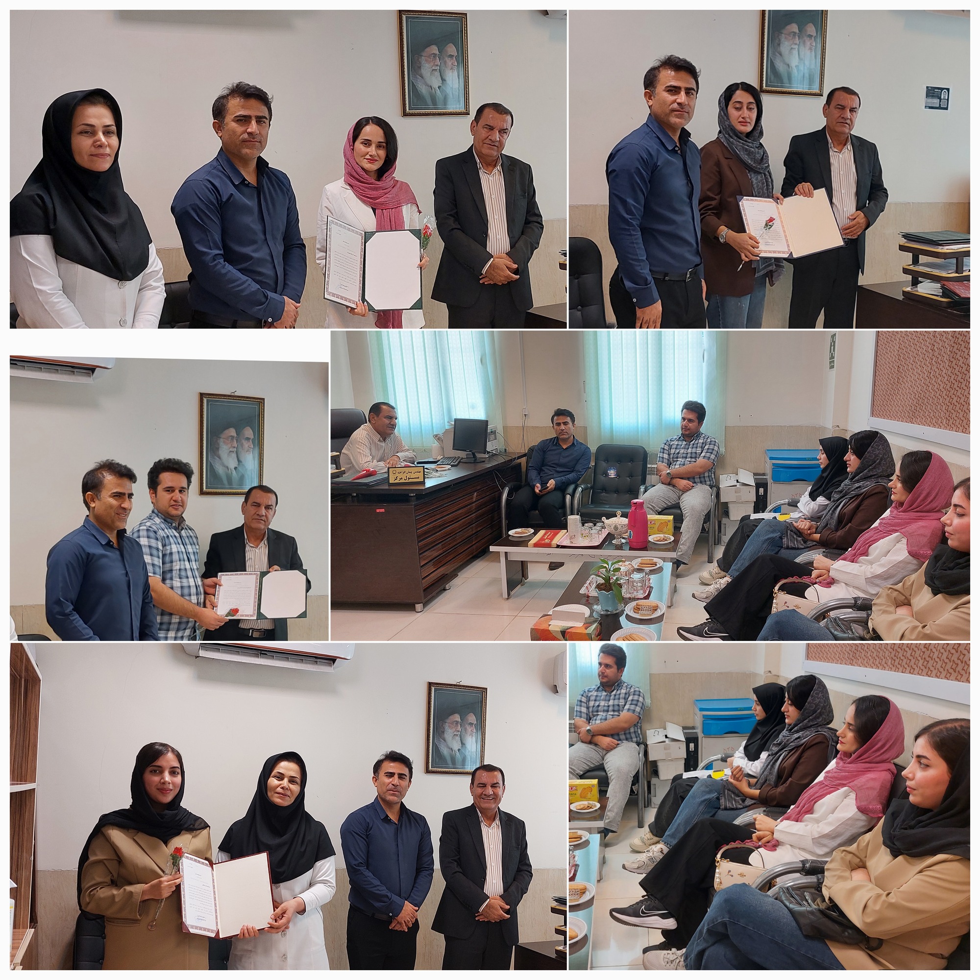 تقدیر مدیر شبکه بهداشت و درمان لنده از پزشکان مراکز خدمات جامع سلامت شهرستان+ تصاویر 