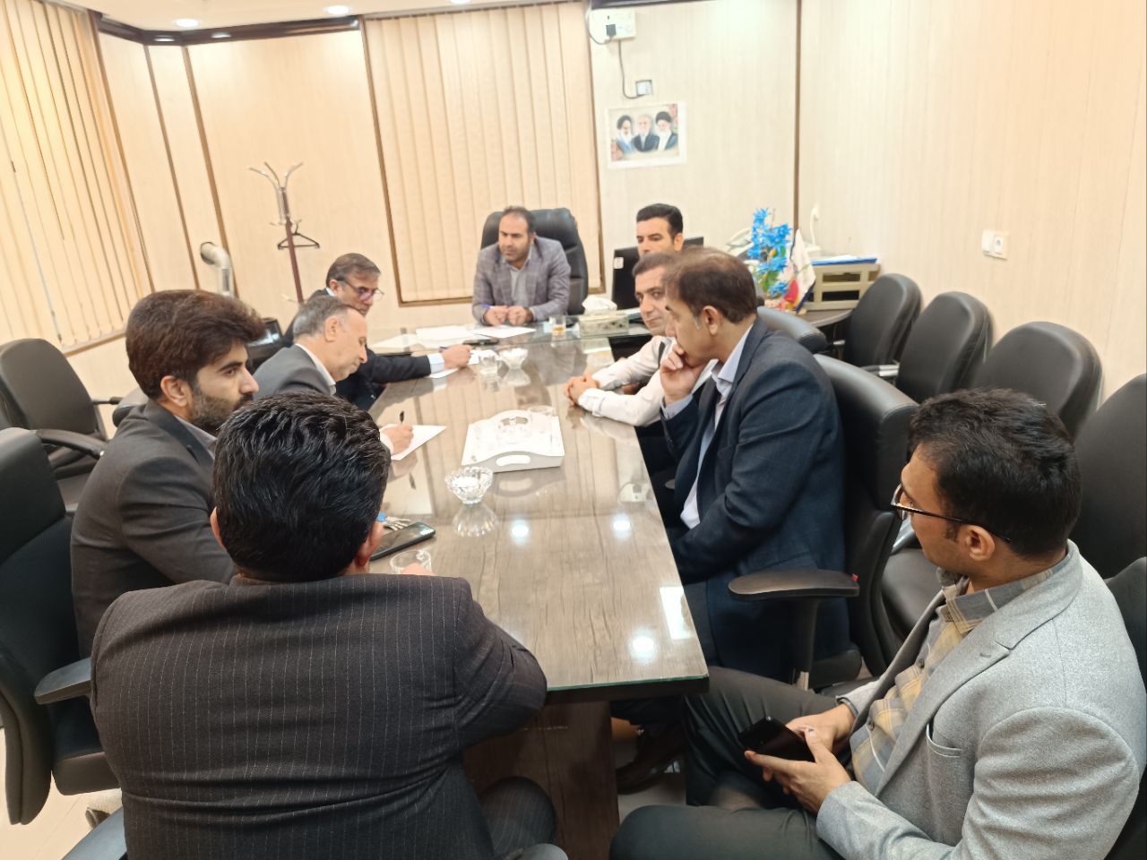 بازدید سرپرست مدیریت بازرسی، ارزیابی عملکرد و پاسخگویی به شکایات دانشگاه از شبکه بهداشت و درمان بهمئی , تصاویر 