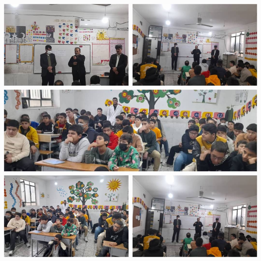 توزیع ویتامین D و آموزش پیشگیری از آنفولانزا در مدارس شهرستان باشت