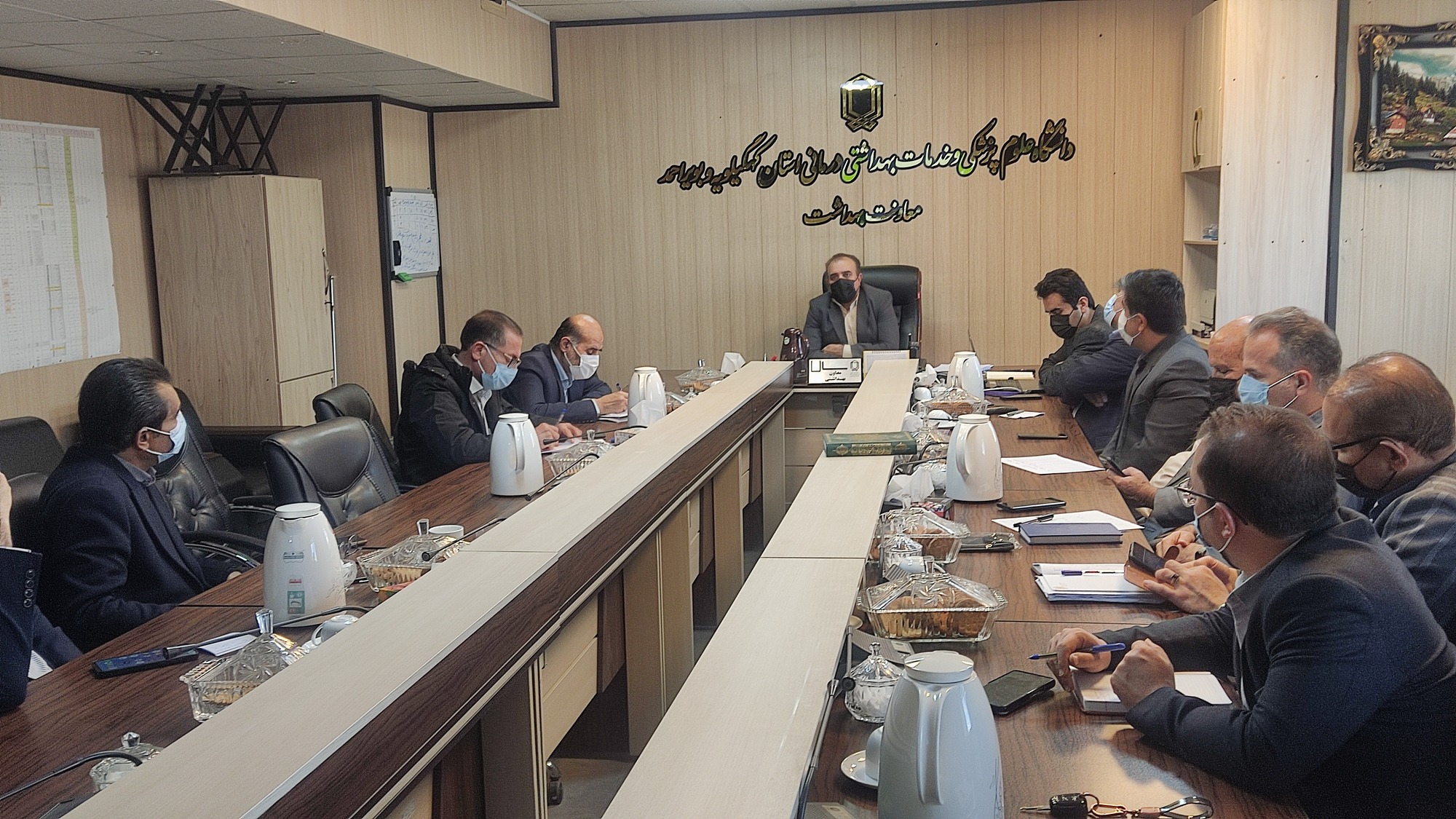 کمیته هماهنگی مدیریت شیوع آنفلوآنزا اصناف و صنایع استان در یاسوج برگزار شد