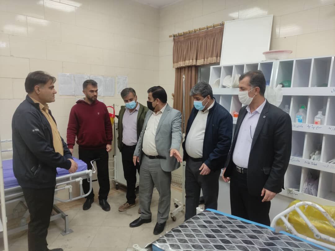 بازدید مدیر شبکه بهداشت و درمان شهرستان چرام از مرکز خدمات جامع سلامت شهری روستایی چرام