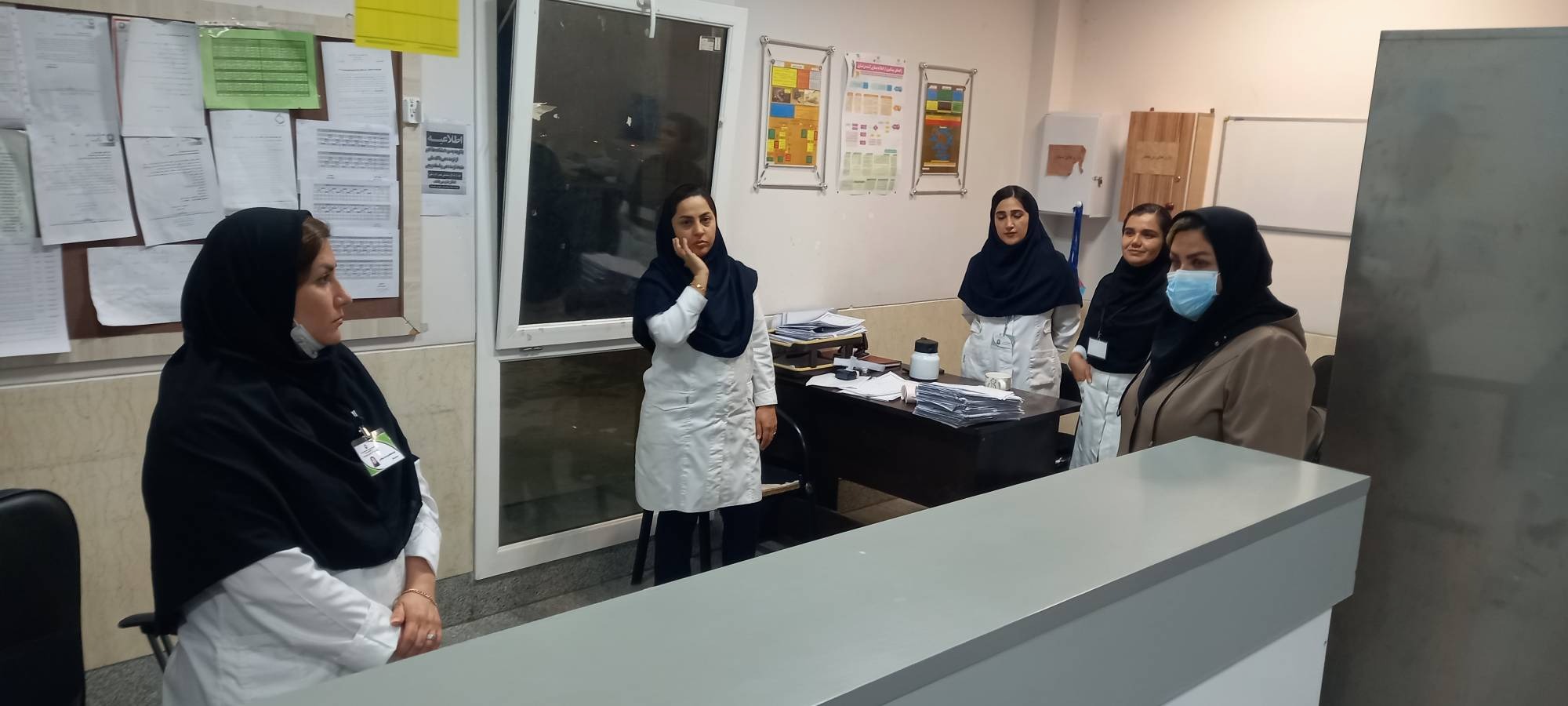 بازدید شبانه و سرزده سرپرست شبکه بهداشت ودرمان از بیمارستان باشت