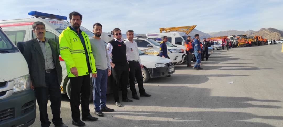 آمادگی اورژانس شهرستان دنا برای مقابله با حوادث زمستانی