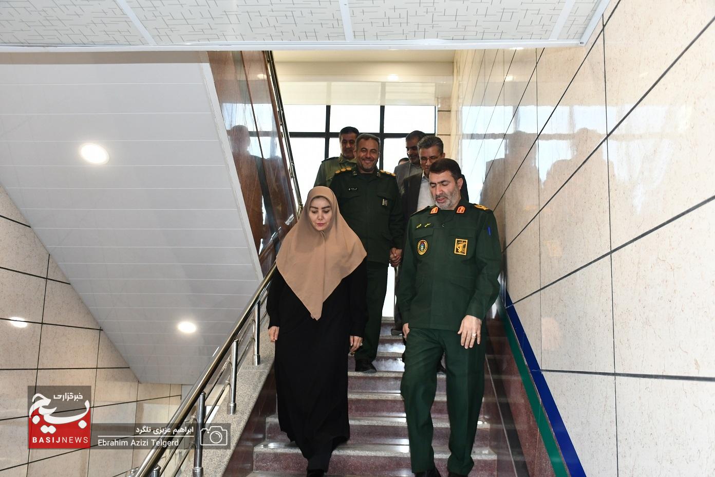 بازدید فرمانده سپاه فتح استان و رئیس دانشگاه علوم پزشکی یاسوج از مرکز جراحی محدود و درمانگاه امام جعفر صادق (ع)