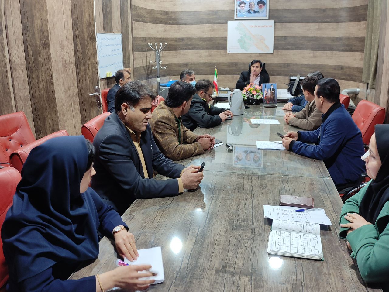   برگزاری سومین نشست کارگروه مدیریت بحران در شبکه بهداشت و درمان شهرستان چرام