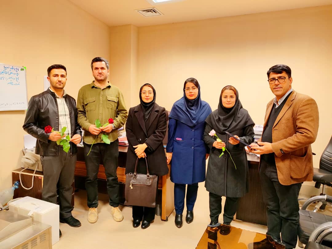 تجلیل از مهندسین شاغل در بیمارستان شهید دکتر جلیل یاسوج به مناسبت روز مهندس 