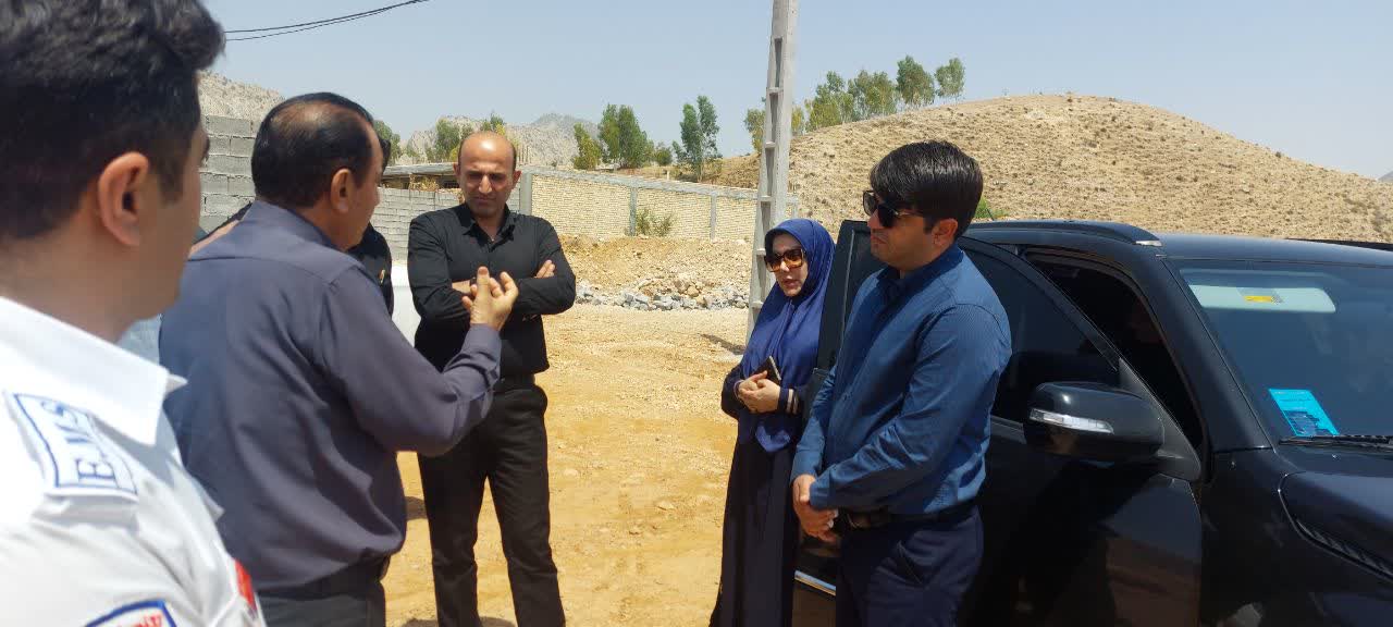 گزارش سفر یک روزه سرپرست دانشگاه علوم پزشکی به شهرستان لنده