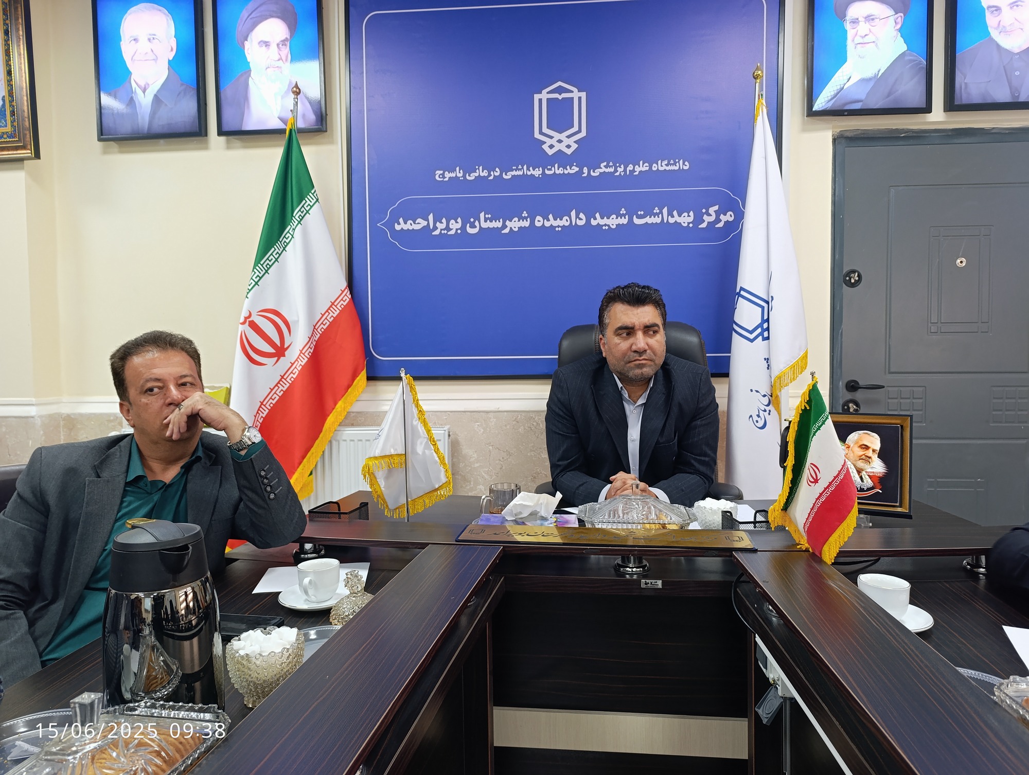 برگزاری جلسه فوری پدافند غیرعامل ، در مرکز بهداشت شهید دامیده شهرستان بویراحمد 
