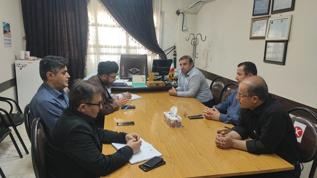برگزاری کمیته فرهنگی با محوریت برگزاری مراسمات دهه اول ماه محرم در بیمارستان دهدشت + تصاویر