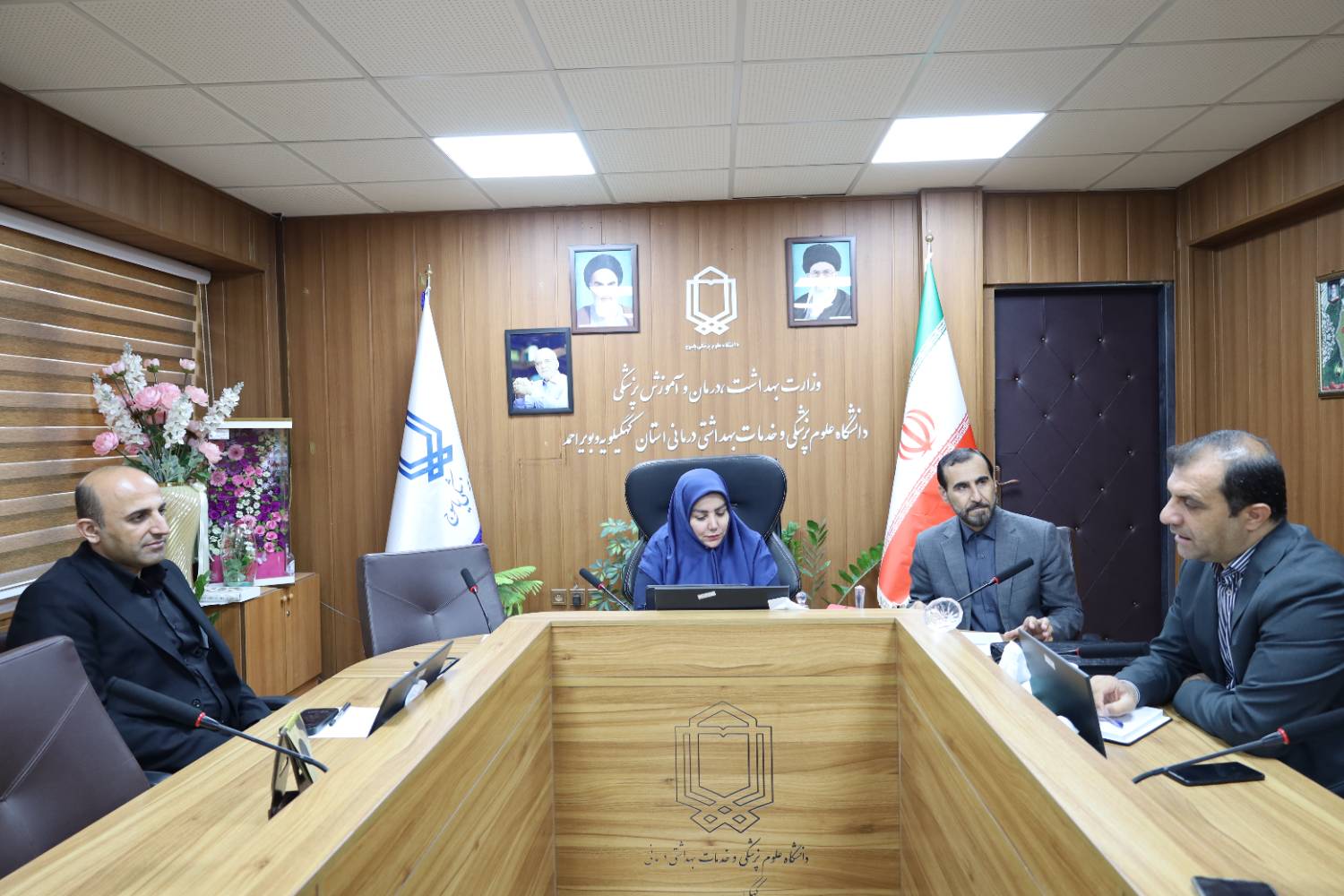 دیدار فرماندار دنا با سرپرست دانشگاه علوم پزشکی یاسوج