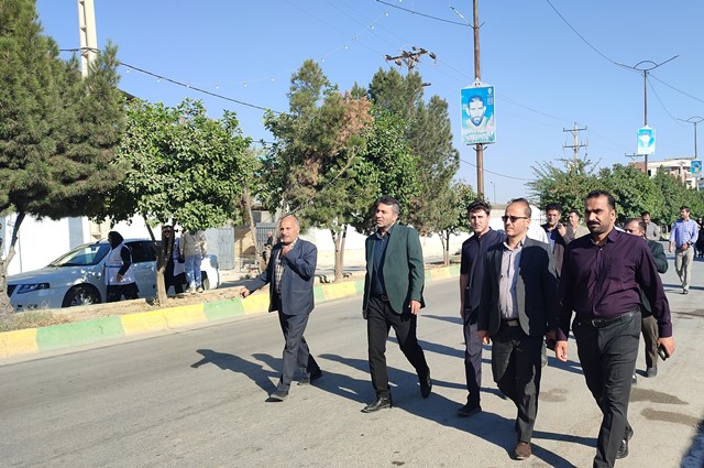 حضور پرسنل بیمارستان امام خمینی (ره) دهدشت همگام با مردم شهر دهدشت در راهپیمایی روز ملی مبارزه با استکبار جهانی+تصاویر