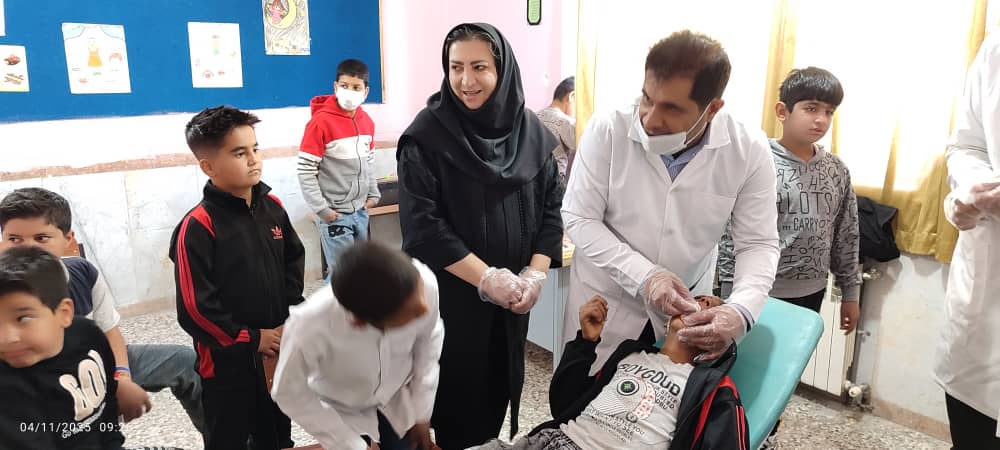 اقدام ارزشمند واحد سلامت دهان و دندان در یوم الله سیزده آبان 