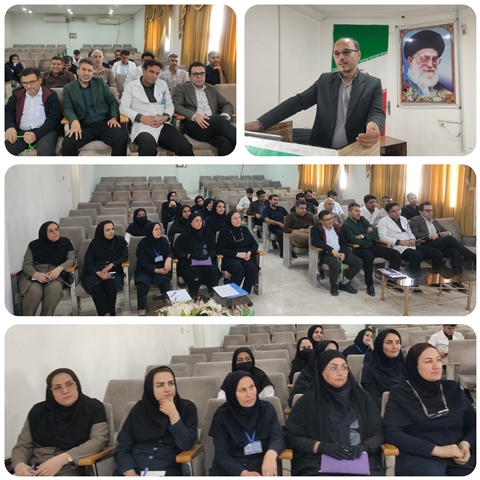 کارگاه آموزشی سنجه‌های اعتباربخشی به همت واحد بهبود کیفیت در بیمارستان امام خمینی (ره) دهدشت برگزار شد+تصاویر