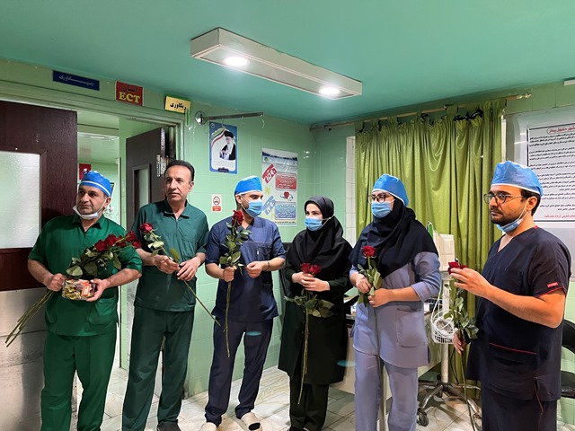 تجلیل از کارشناسان اتاق عمل بیمارستان امام خمینی(ره) دهدشت به مناسبت روز جهانی اتاق عمل +تصاویر