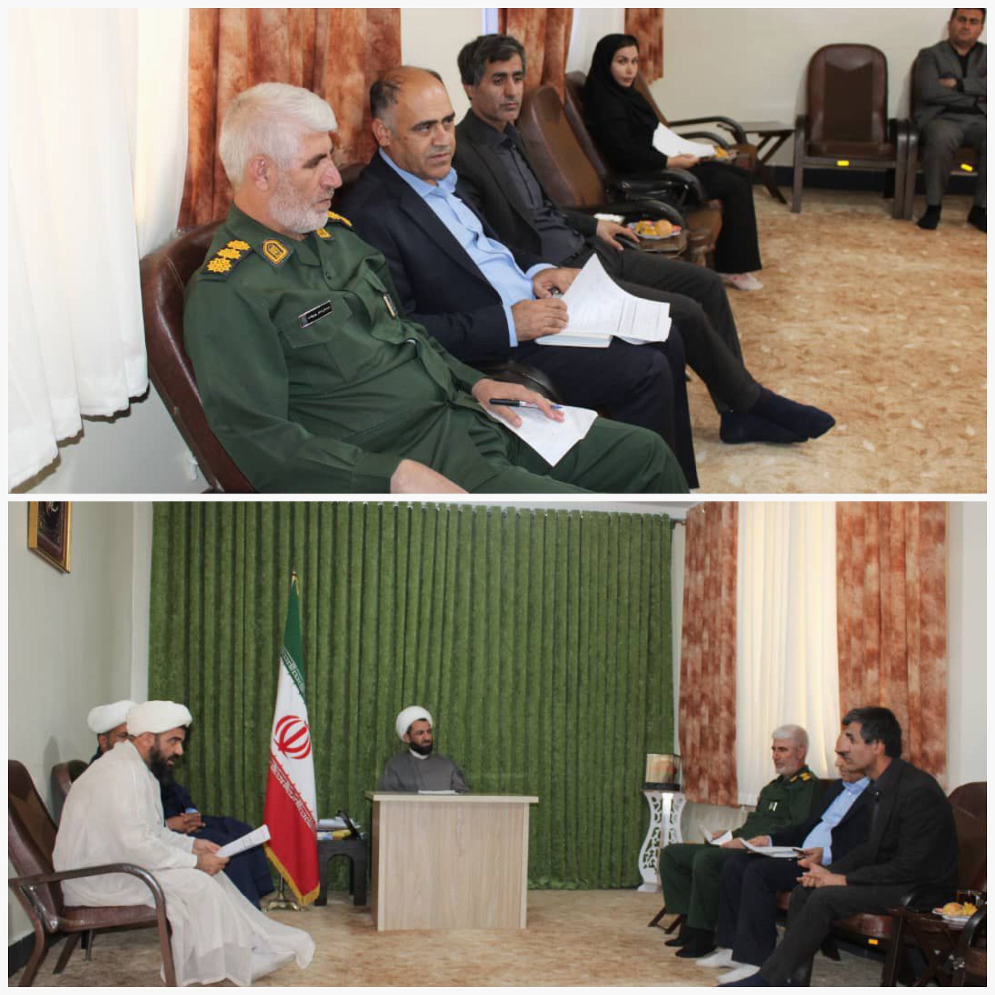 نشست برون بخشی قرارگاه جوانی جمعیت کهگیلویه در دفتر امام جمعه دهدشت