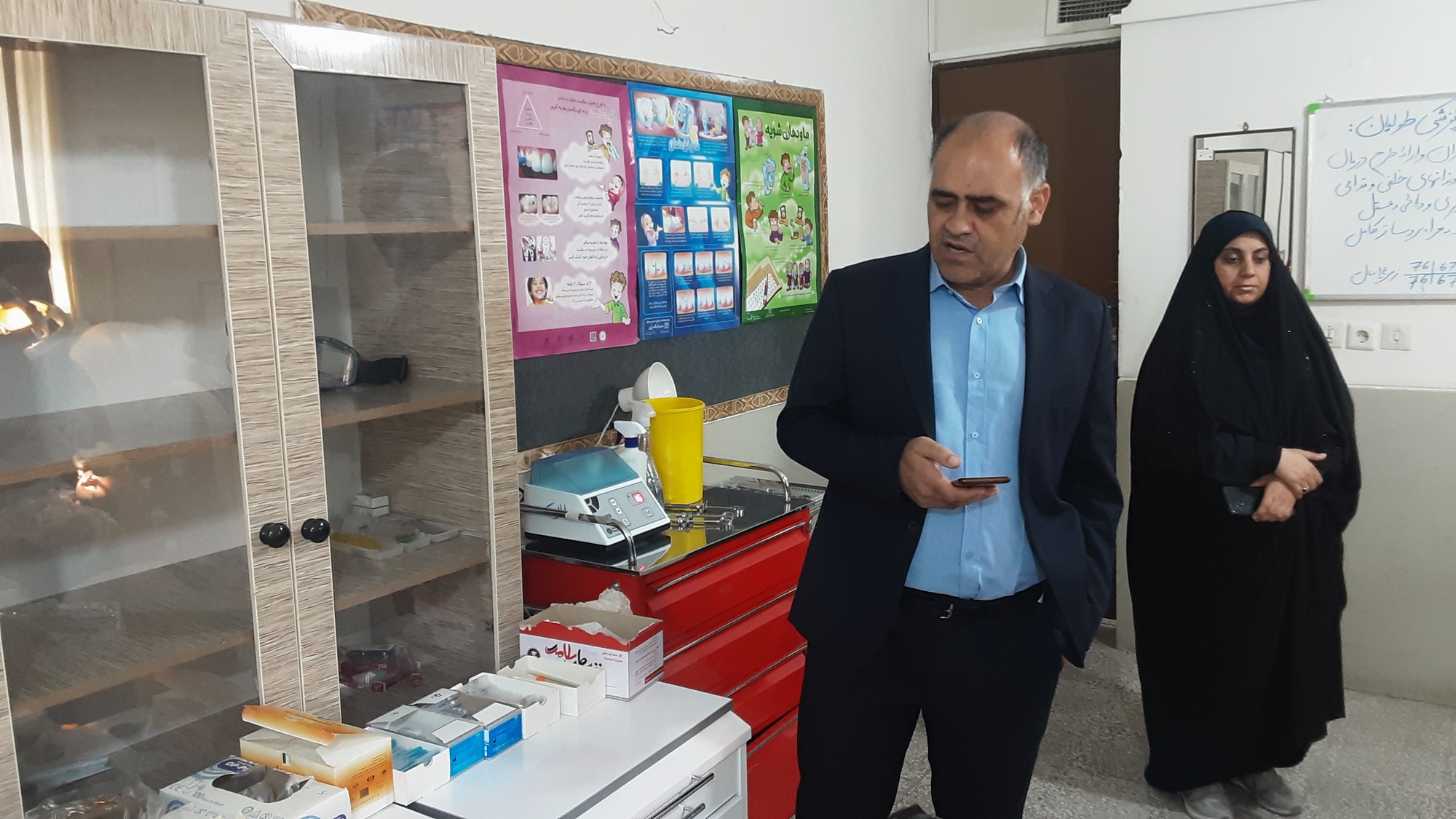 گزارش تصویری بازدید سرپرست مرکز بهداشت کهگیلویه از مرکز خدمات جامع سلامت طولیان