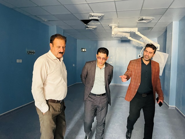 بازدید میدانی از سه پروژه عمرانی مهم بیمارستان امام خمینی (ره) دهدشت+تصاویر