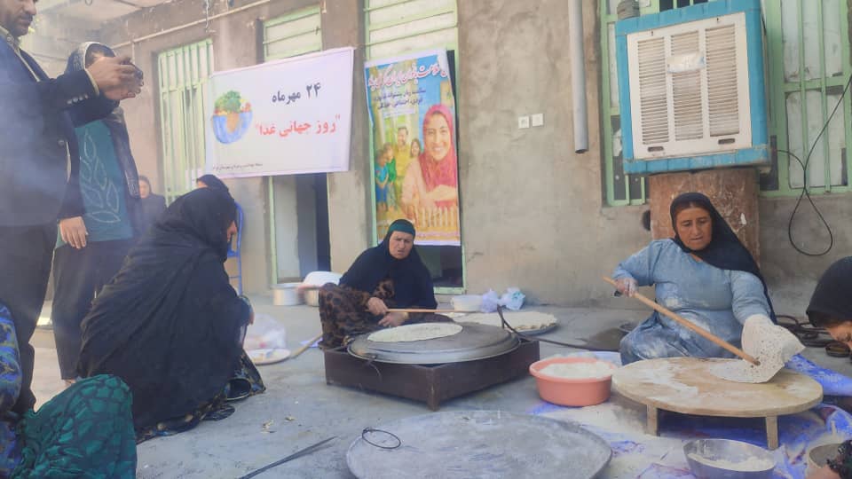 برگزاری جشنواره پخت نان محلی در شهرستان چرام 