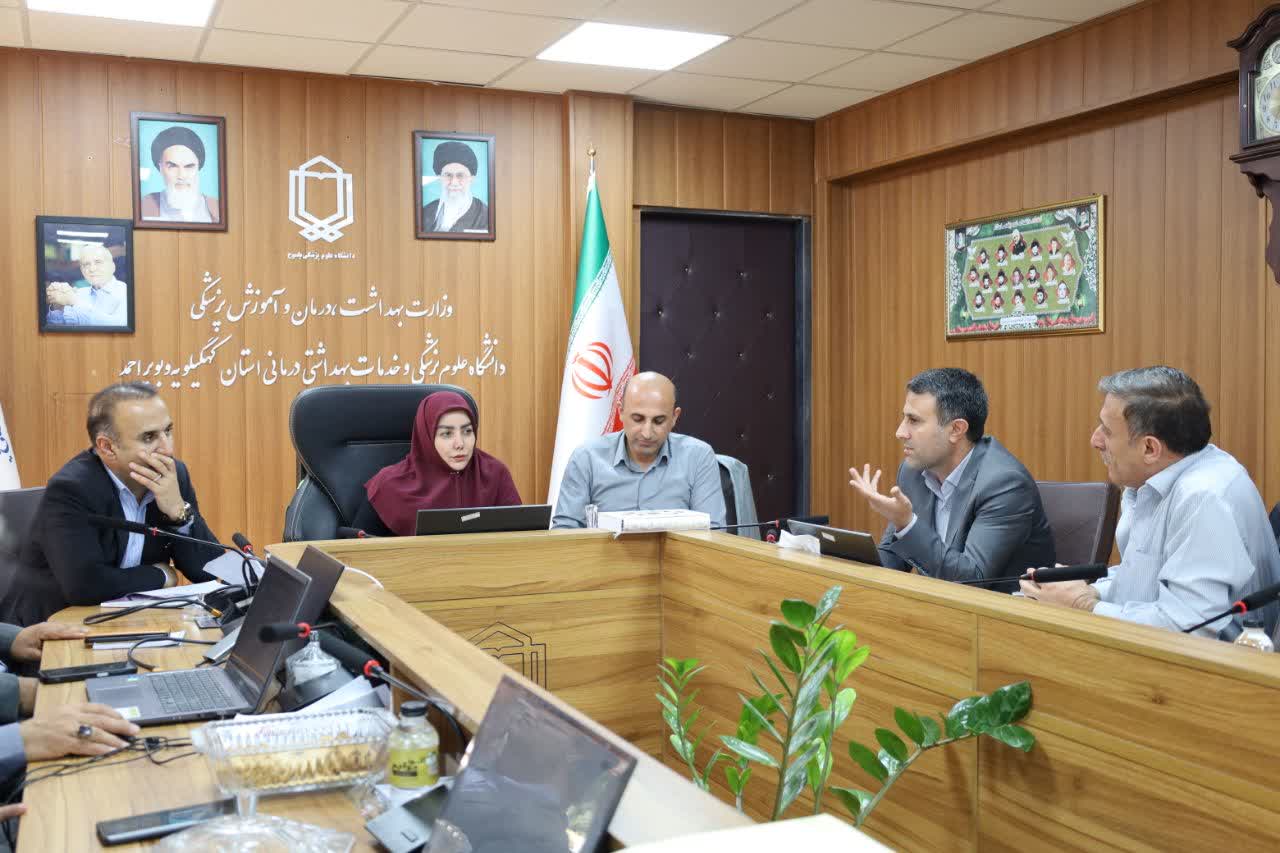 بازگشایی مناقصات دانشگاه علوم پزشکی یاسوج با حضور نماینده سازمان بازرسی استان