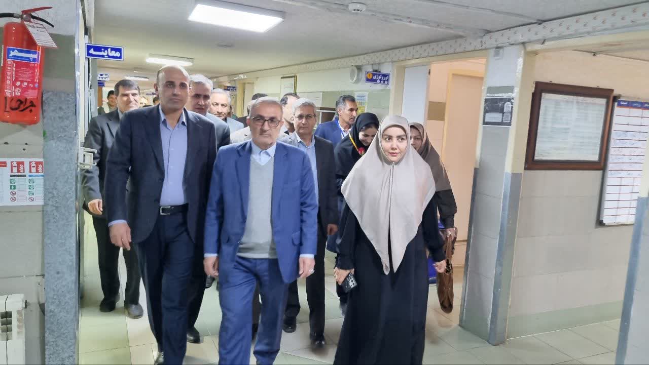 بازدید مسئولان ارشد استان از بیمارستان‌های مرکز استان به مناسبت روز پرستار