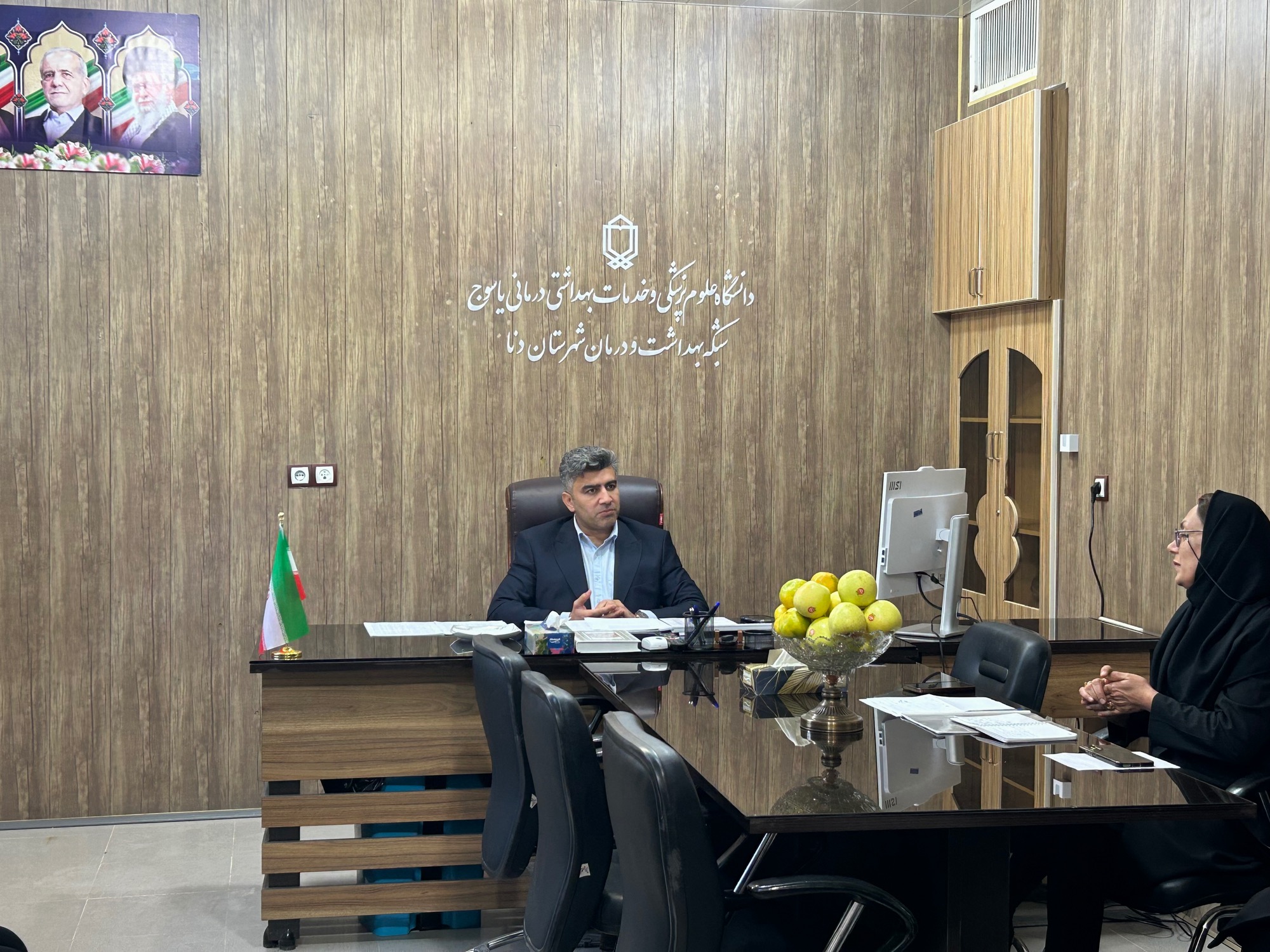 برگزاری جلسه بررسی مشکلات و مطالبات پزشکان شهرستان دنا