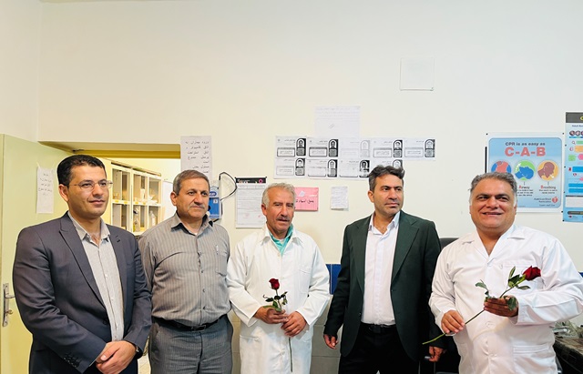 قدردانی صمیمی سرپرست شبکه بهداشت و درمان شهرستان کهگیلویه از پرستاران بیمارستان امام خمینی(ره) دهدشت+تصاویر