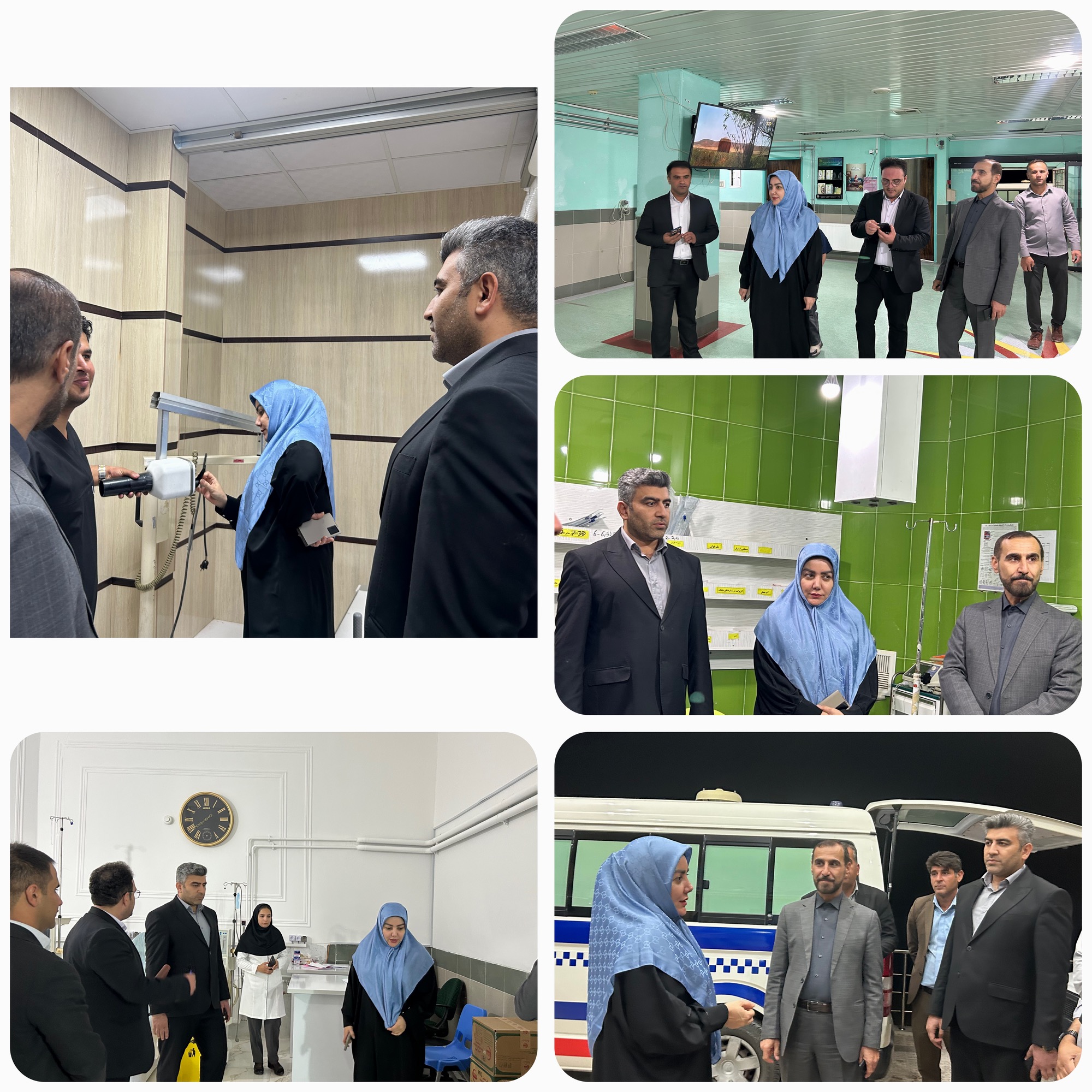 بازدید سرزده سرپرست دانشگاه علوم پزشکی از مرکز خدمات جامع سلامت سی سخت