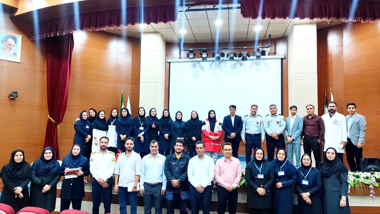 برگزاری کارگاه واکنش سریع در حوادث بیمارستانی در بیمارستان شهید دکتر جلیل یاسوج