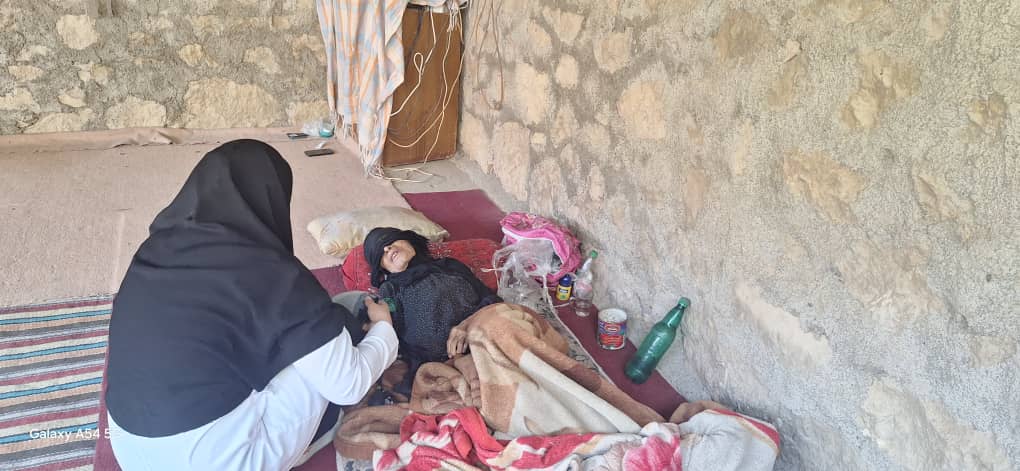 خدمت رسانی تیم سلامت مرکز بهداشتی درمانی شهرستان لنده به منطقه عشایری دلی خیارکال + تصاویر 