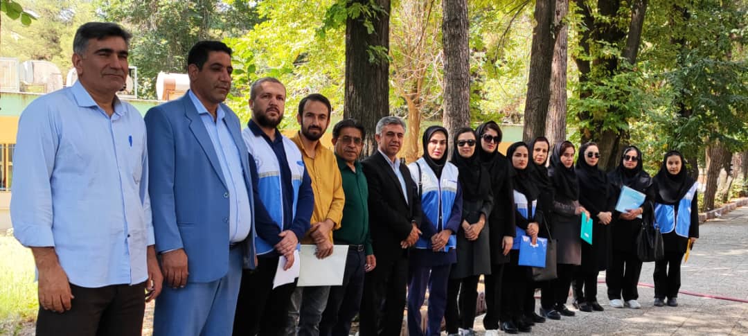 اجرای طرح تشدید ویژ بهداشت محیط در مرکز بهداشت شهید دامیده شهرستان بویراحمد