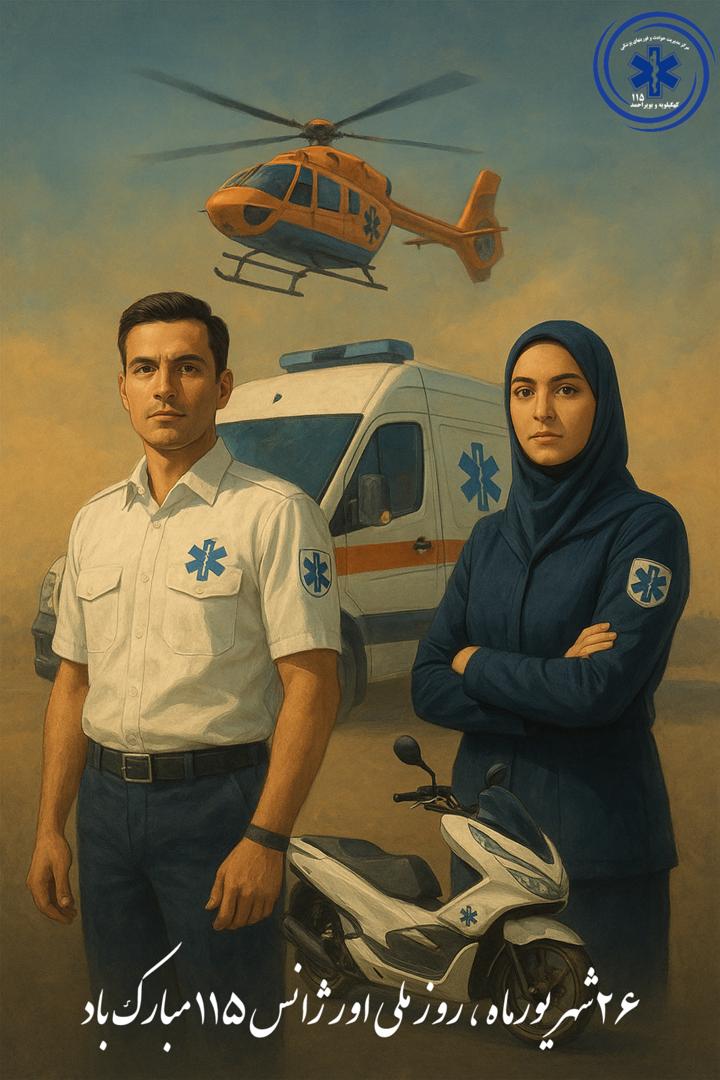 پیام رئیس دانشگاه علوم پزشکی یاسوج به مناسبت روز ملی اورژانس ۱۱۵