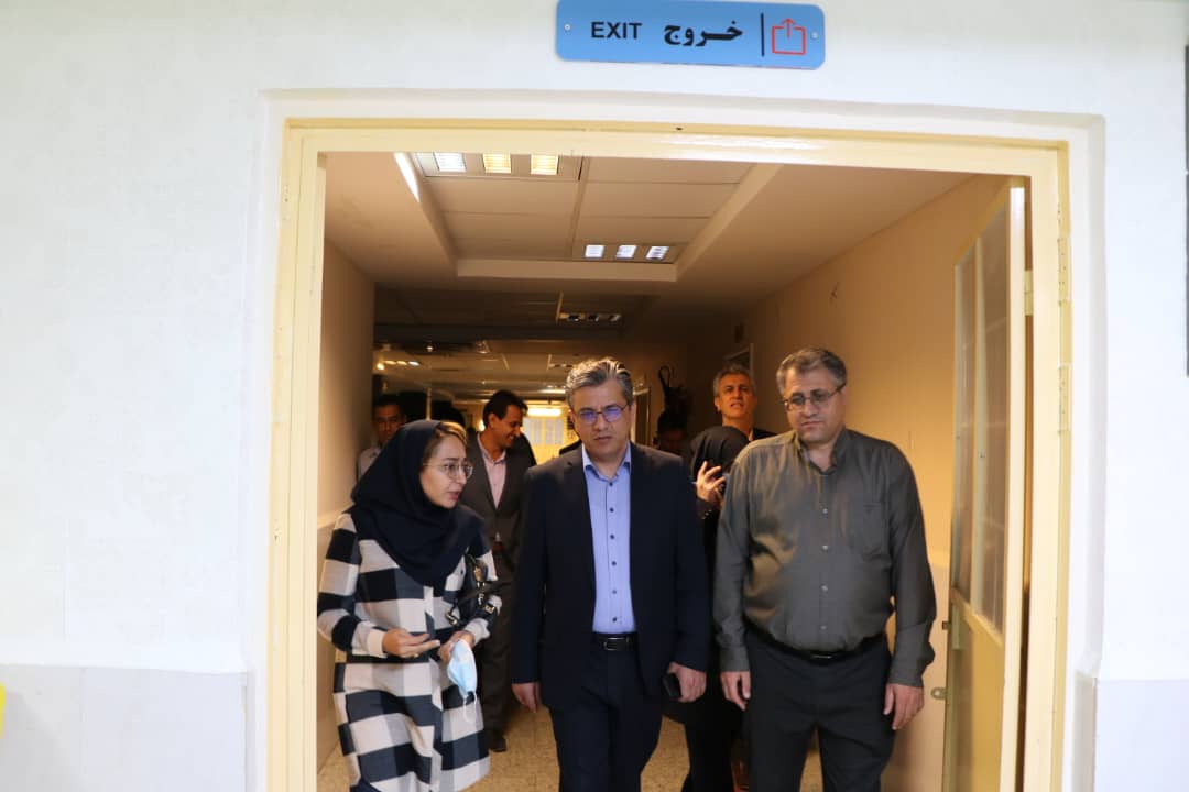 بازدید شبانه سرپرست معاونت درمان دانشگاه از بیمارستان شهید دکتر جلیل