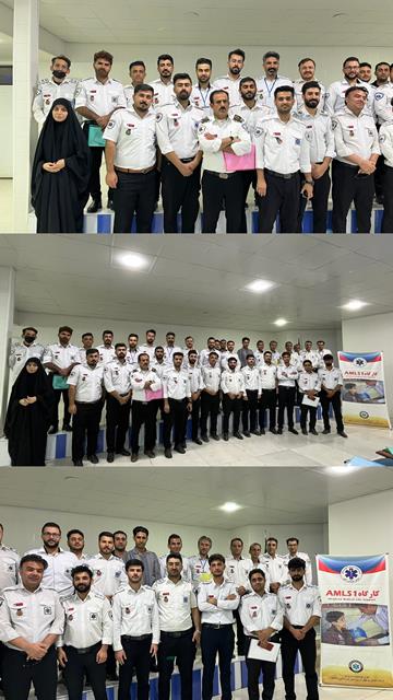 برگزاری دومین کارگاه AMLS در شهرستان کهگیلویه  گامی در ارتقای دانش و مهارت‌های تخصصی پرسنل اورژانس ۱۱۵ + تصاویر