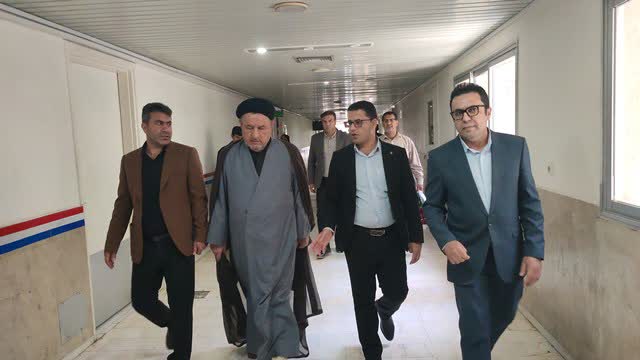 نماینده مردم کهگیلویه بزرگ در مجلس شورای اسلامی  از مجروحان حمله هوایی آمریکا در کوه سیاه دهدشت عیادت کرد