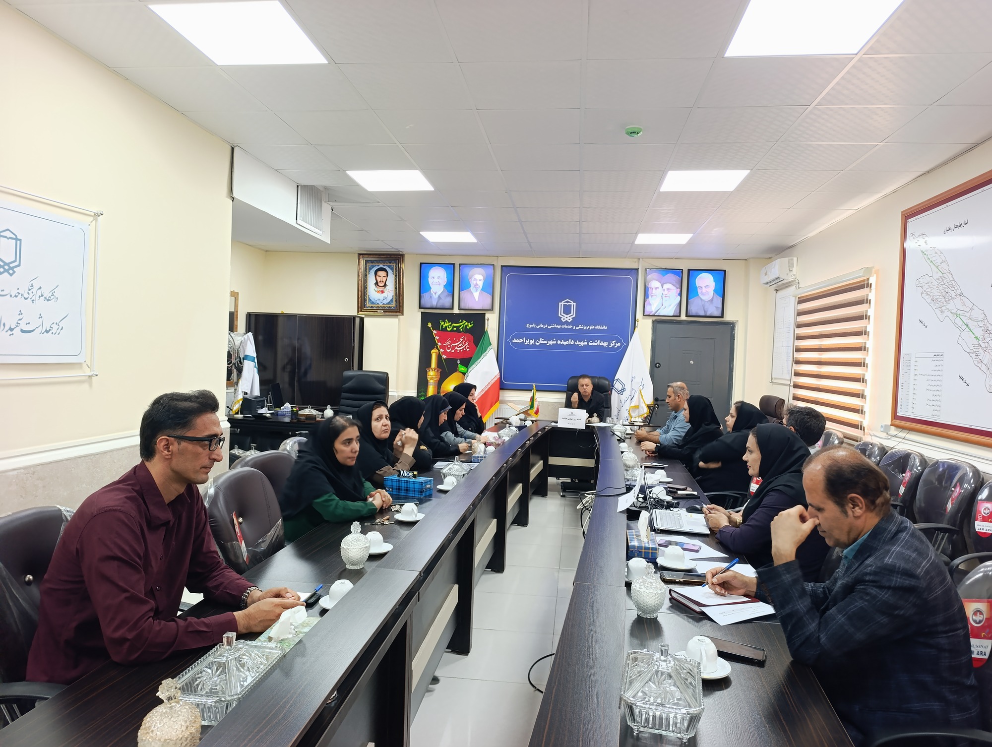 برگزاری کمیته روز جهانی هپاتیت در مرکز بهداشت شهید دامیده شهرستان بویراحمد