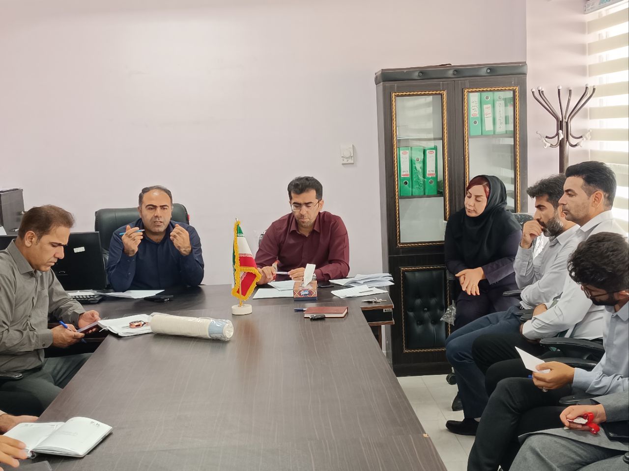 برگزاری نشست بررسی و رفع نواقص زیرساختی بیمارستان شهید سلیمانی به ریاست مدیر شبکه بهداشت و درمان شهرستان بهمئی