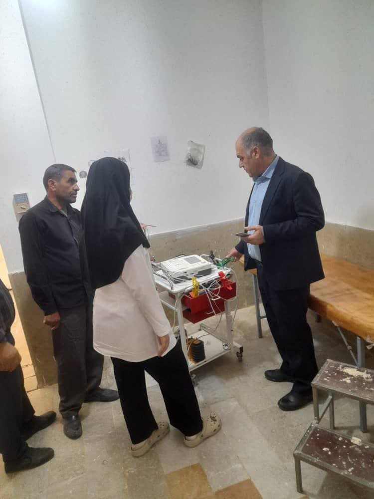 بازدید رئیس مرکز بهداشت کهگیلویه از مرکز خدمات جامع سلامت درغک/ تصاویر