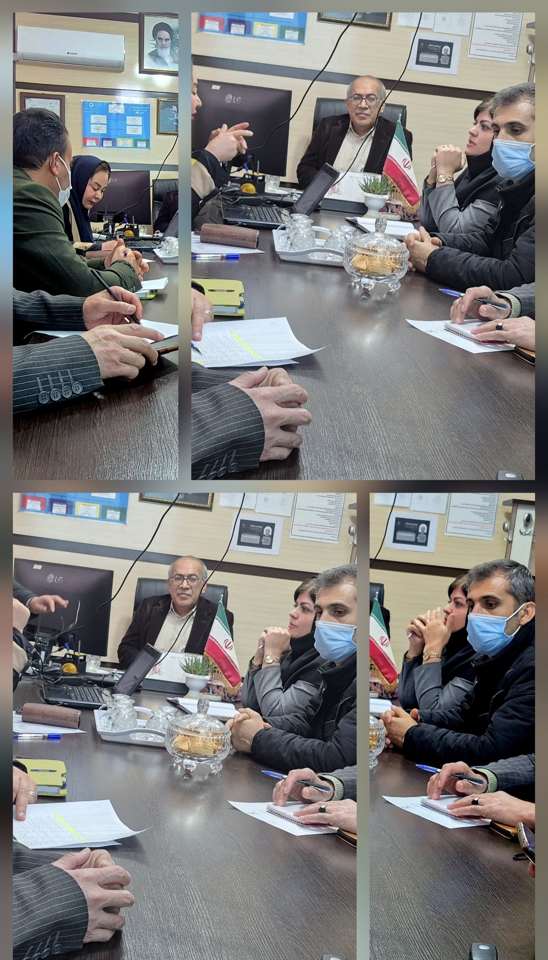 برگزاری کمیته بحران در بیمارستان شهید رجایی یاسوج