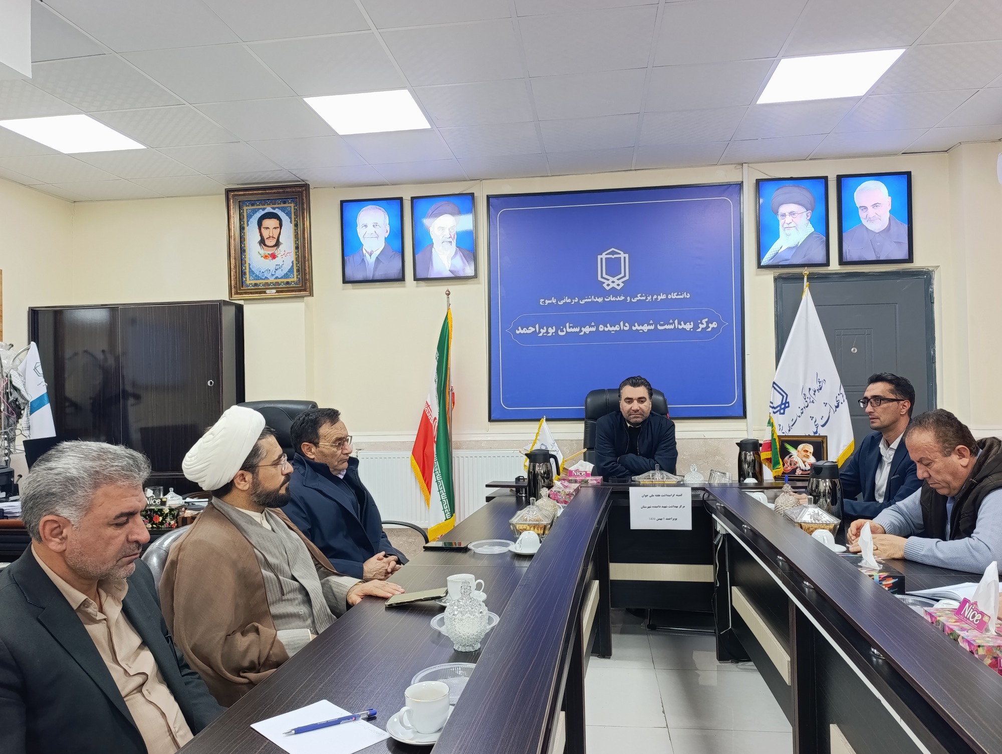 کمیته گرامیداشت هفته ملی جوان در مرکز بهداشت شهید دامیده شهرستان بویراحمد برگزار شد 