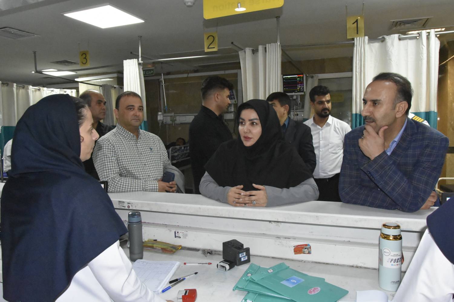 بازدید رئیس دانشگاه علوم پزشکی یاسوج از بیمارستان شهید جلیل یاسوج