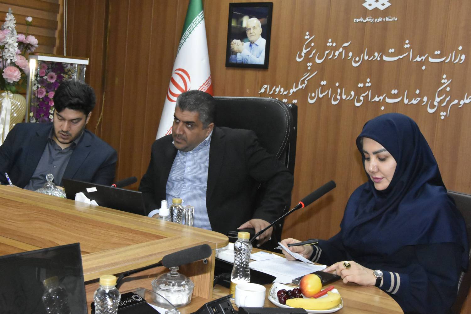 نشست مشترک بازرس کل استان کهگیلویه و بویراحمد با رئیس دانشگاه علوم پزشکی یاسوج برگزار شد