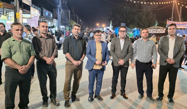 حضور پرشور کادر درمان بیمارستان دهدشت در یکصدمین شب پایداری و مقاومت مردم شهر دهدشت