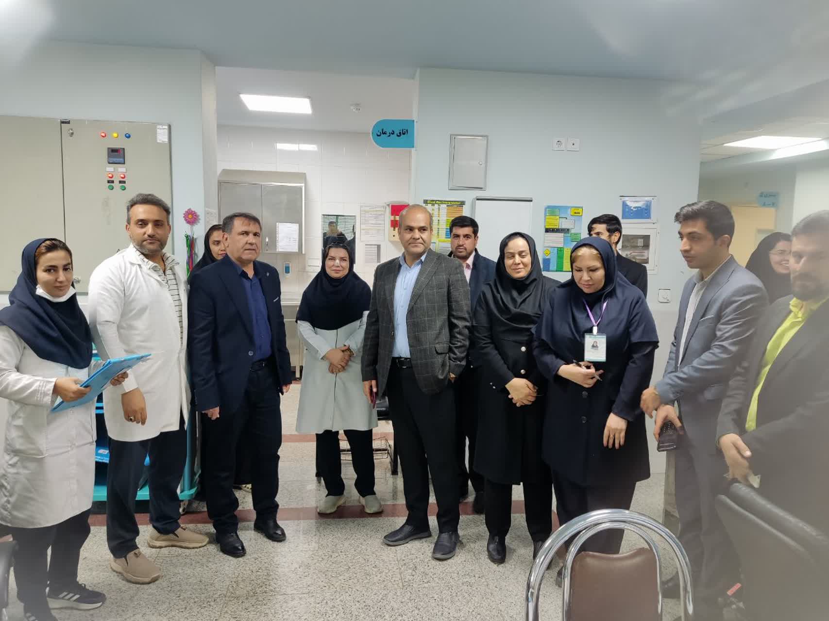 بازدید نوروزی دکتر خرمی از بیمارستان شهید دکتر جلیل 